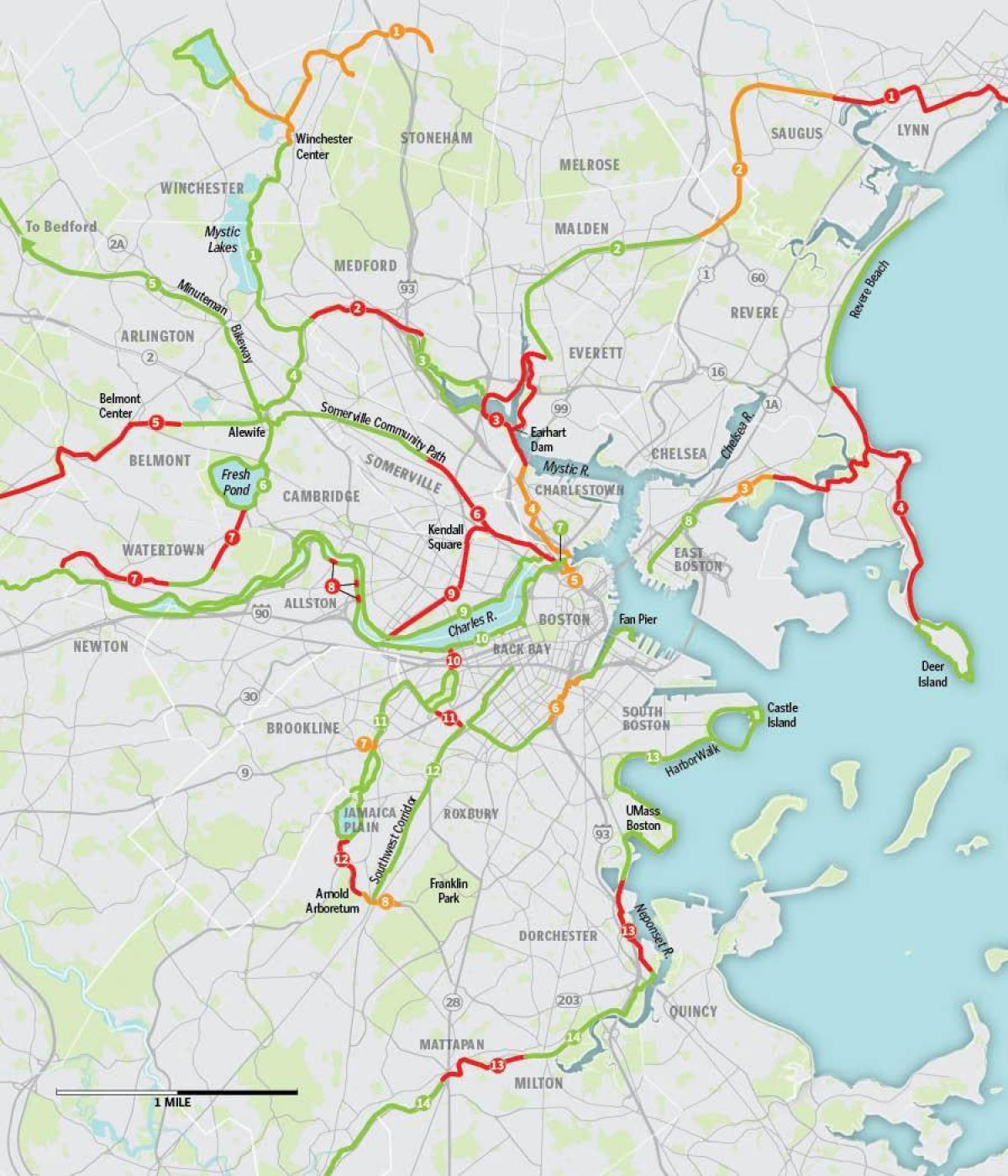 mapi Bostona bicikl