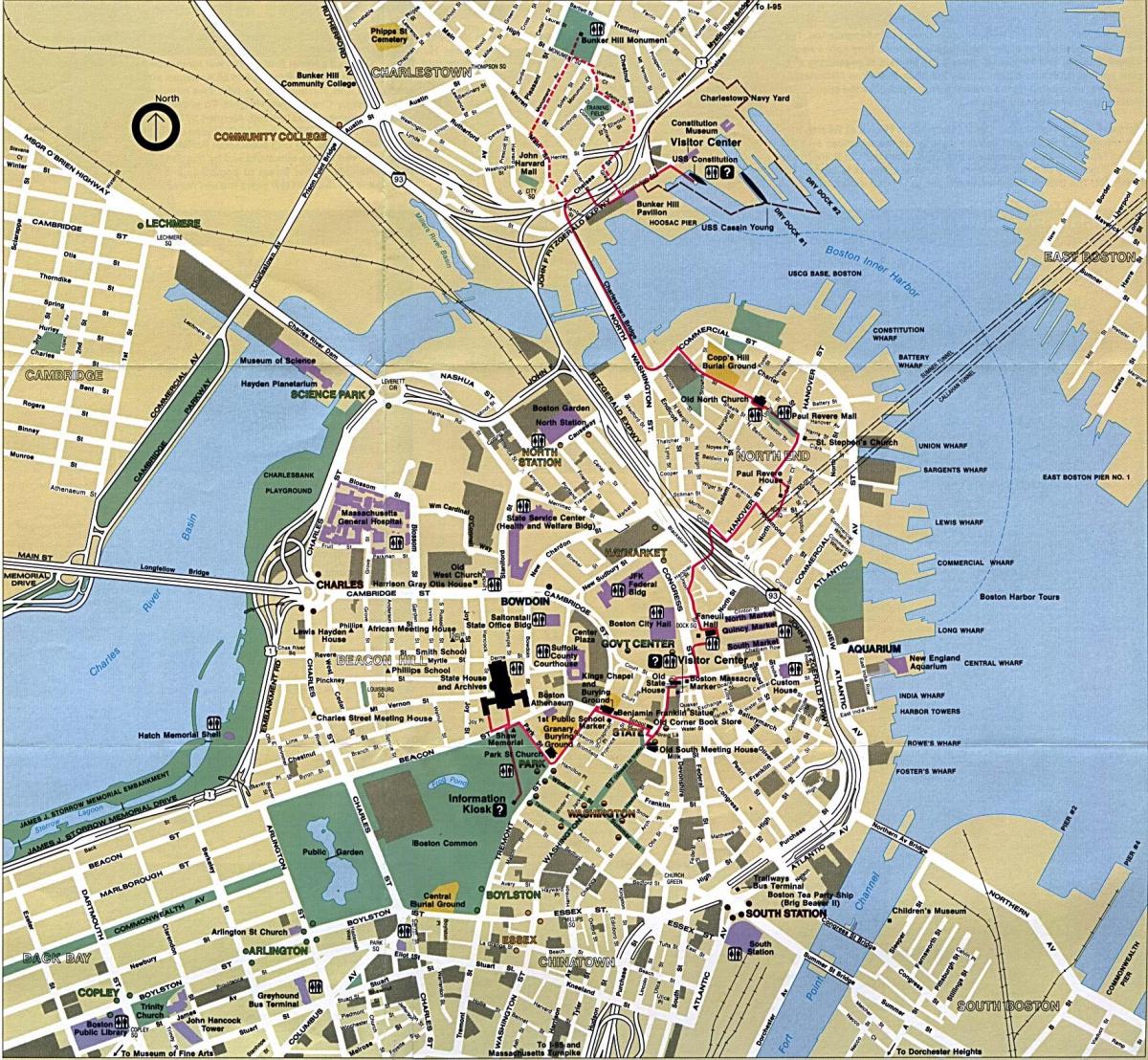 Bostonu mapu