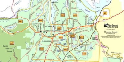 Mapa Boston okružnoj