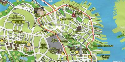 Mapi Bostona razgledanje